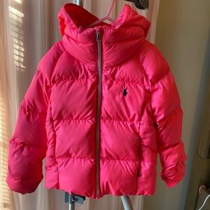 Pink Ralph Lauren coat